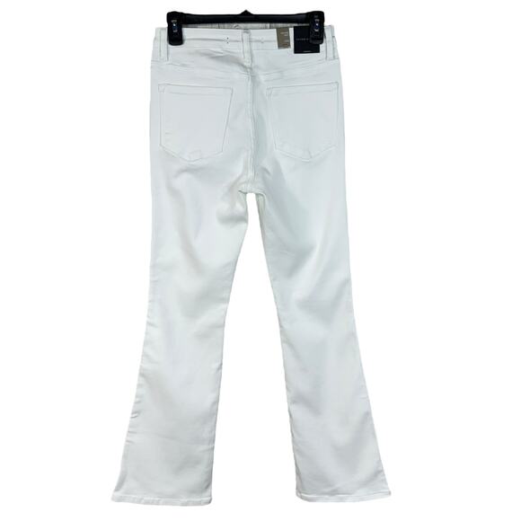 Flying Monkey SZ 27x32 Hi-Rise Boot Jeans Stretch Zip-Fly Pocket Optic White New - Picture 4 of 9